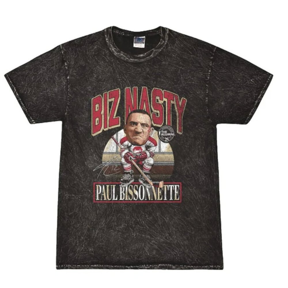 Spittin Chiclets x NHL Alumni Association Biz Nasty Mineral Wash Tee